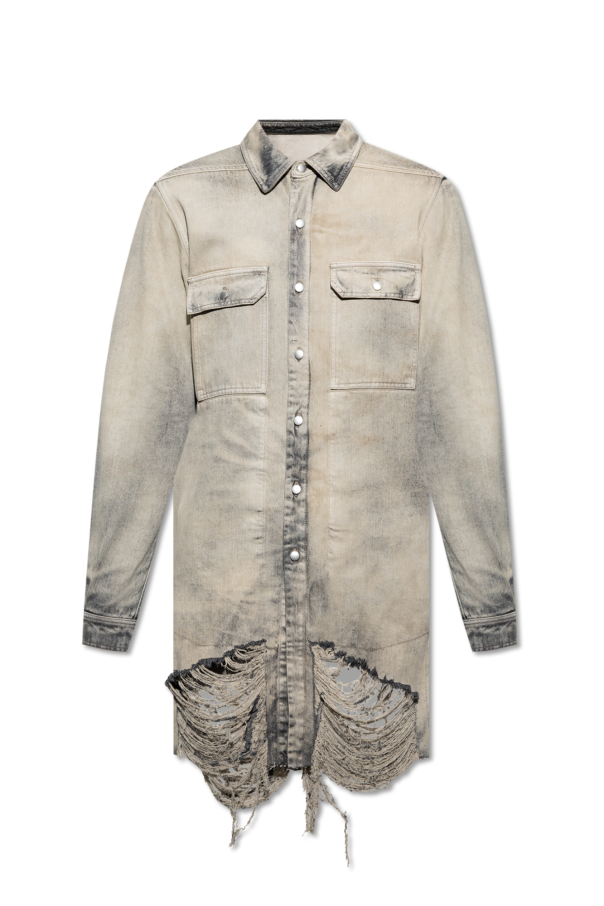 Grey M Tanto Utility Shirt Rick Owens - Manchester City Sergio 